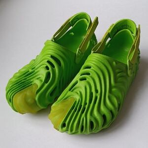 CROCS Men's The Pollex Clog X Salehe Bembury SZ 14 Sandals Crocodile Green NWOT